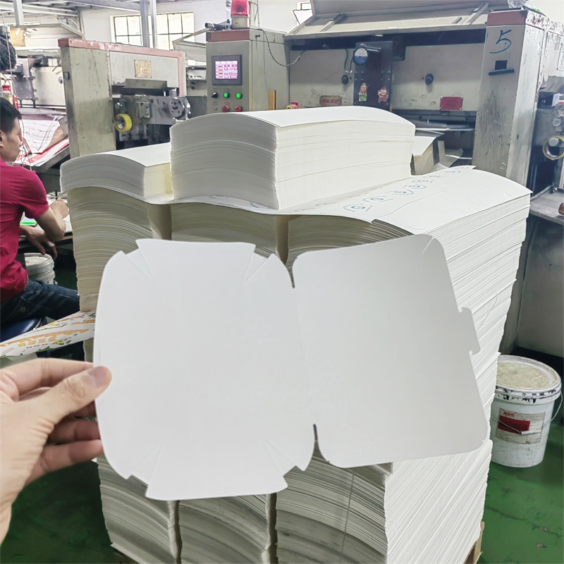 White Paper Box for Food Container
