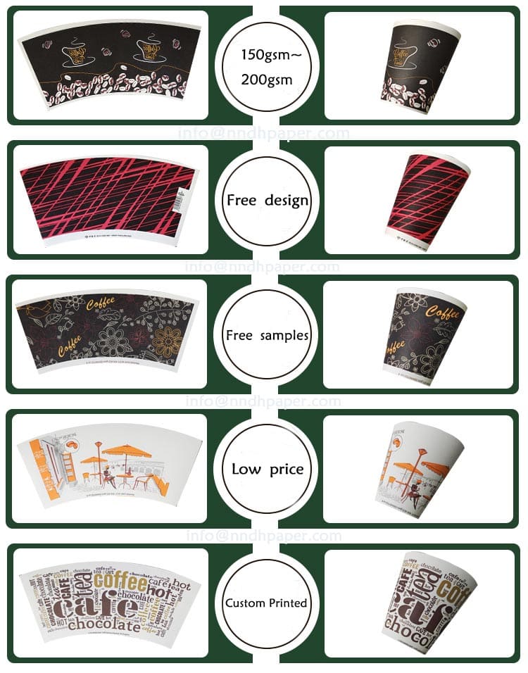 paper cup fan design