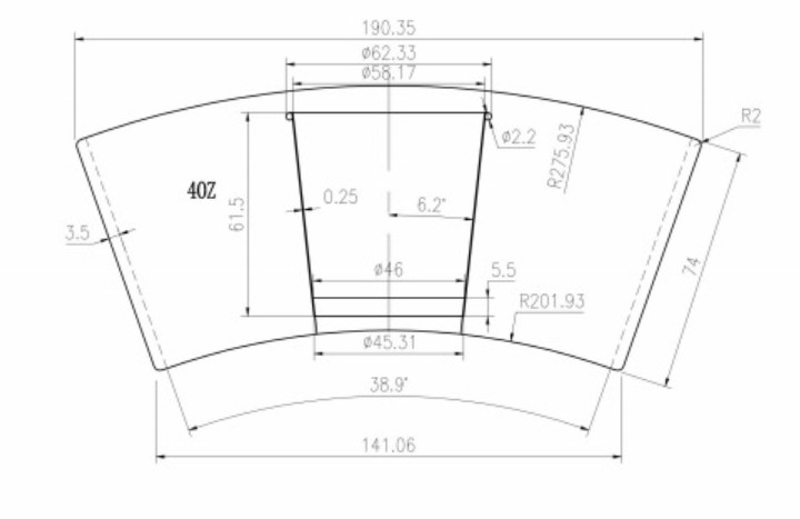 Paper Cup Fans Machine Design Drawings