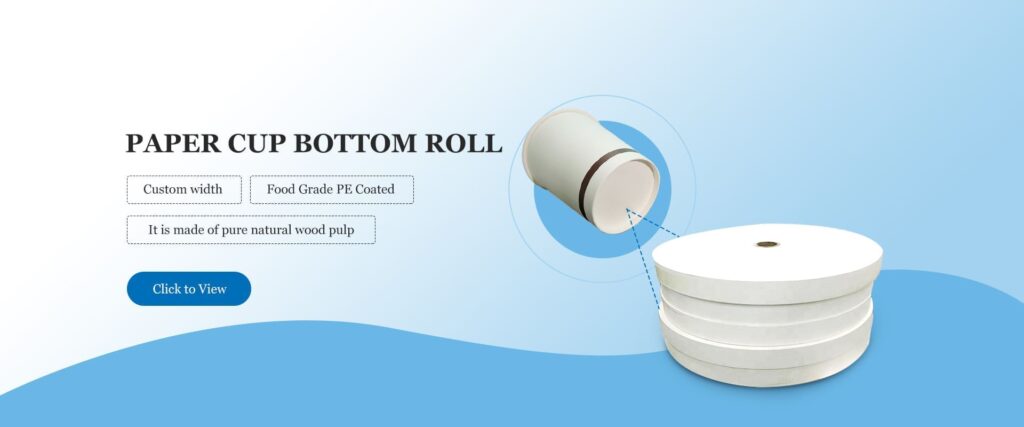 printed and cut PE coated paper