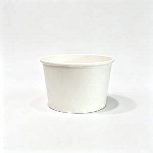 White Disposable Paper Bowl